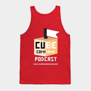 Cube Command Podcast Full Size Logo Tank Top